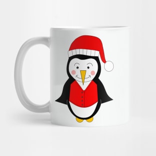 MERRY Christmas Funny Penguin. Mug